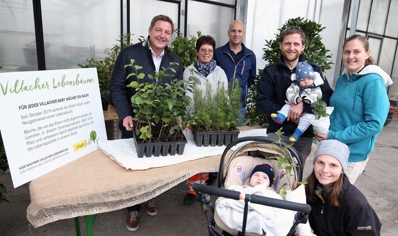 Villach wächst: Für jedes Neugeborene wird ein Baum gepflanzt