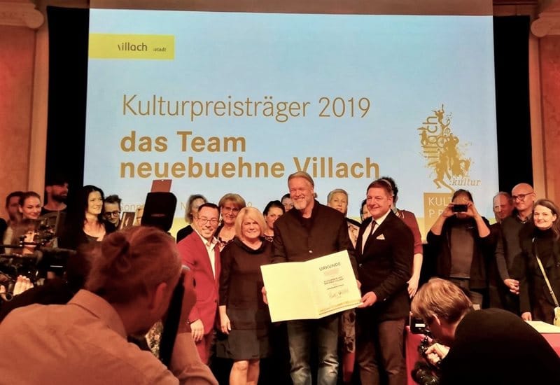 „Neuebuehne Villach“ mit Kulturpreis ausgezeichnet