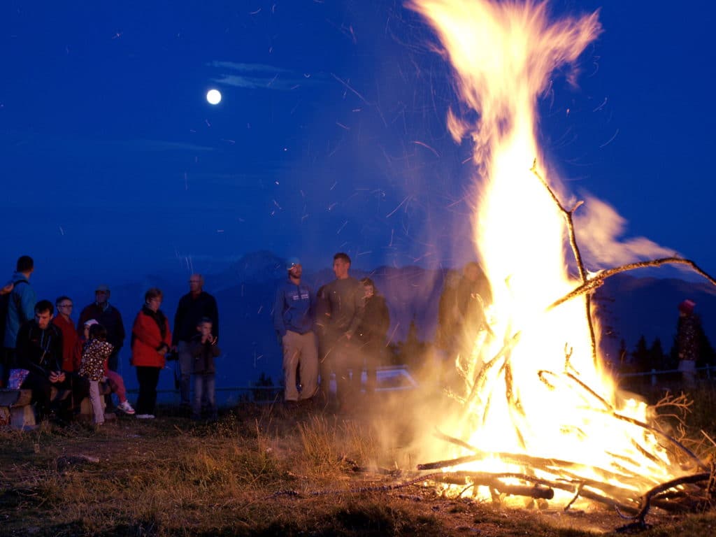 Am Samstag brennt wieder das Alpen-Feuer