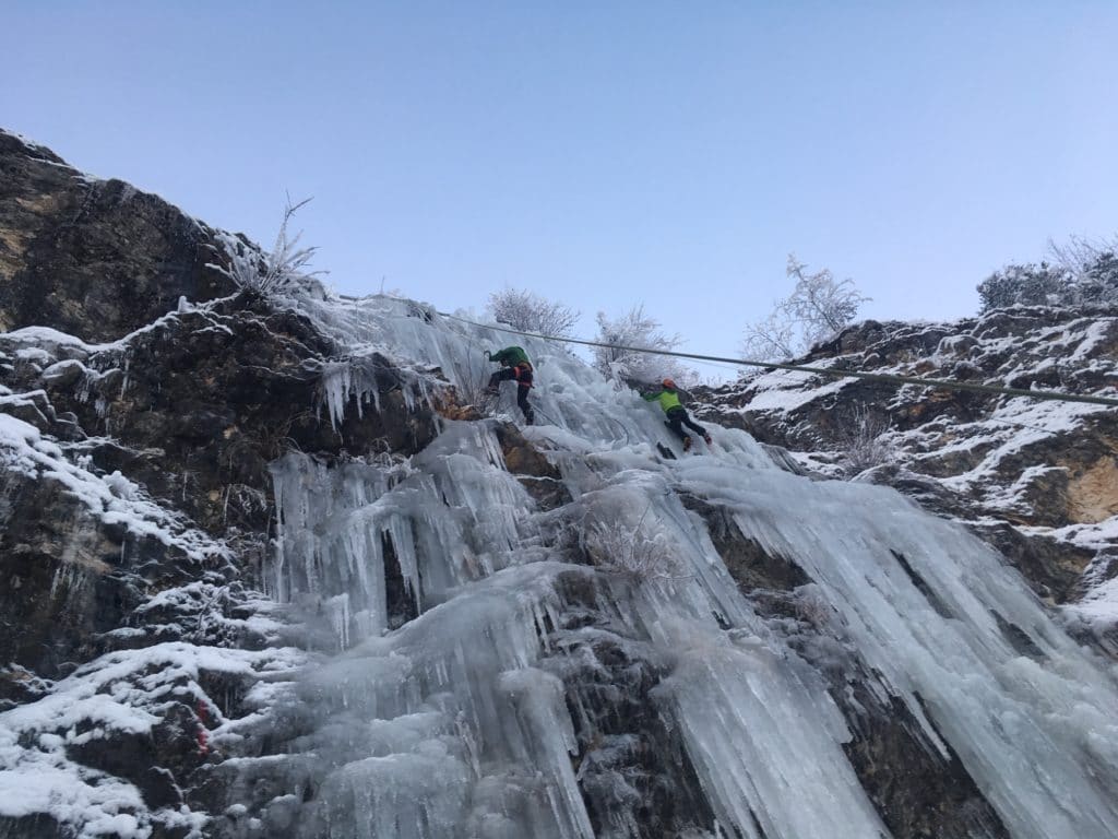 Alpen Arena lädt jetzt auch zum Eisklettern ein