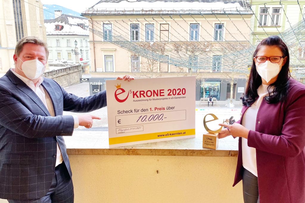 Villach erreicht den ersten Platz bei der „e5-Krone“