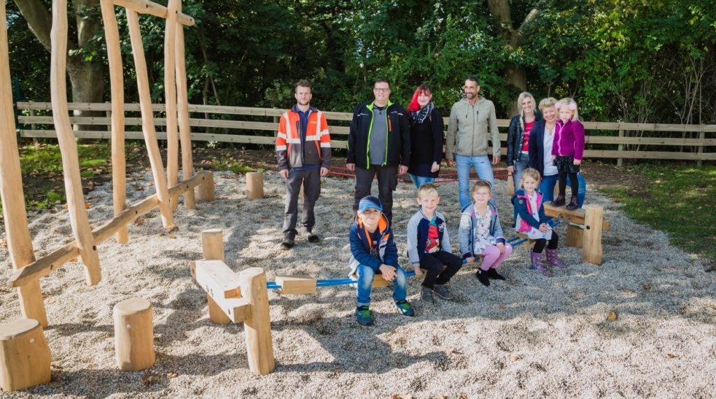 Große Freude über neuen Spielplatz in St. Magdalen