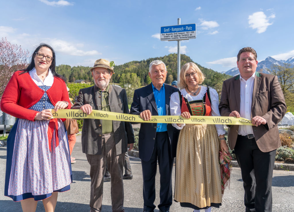 Gretl Komposch hat jetzt ihren eigenen Platz